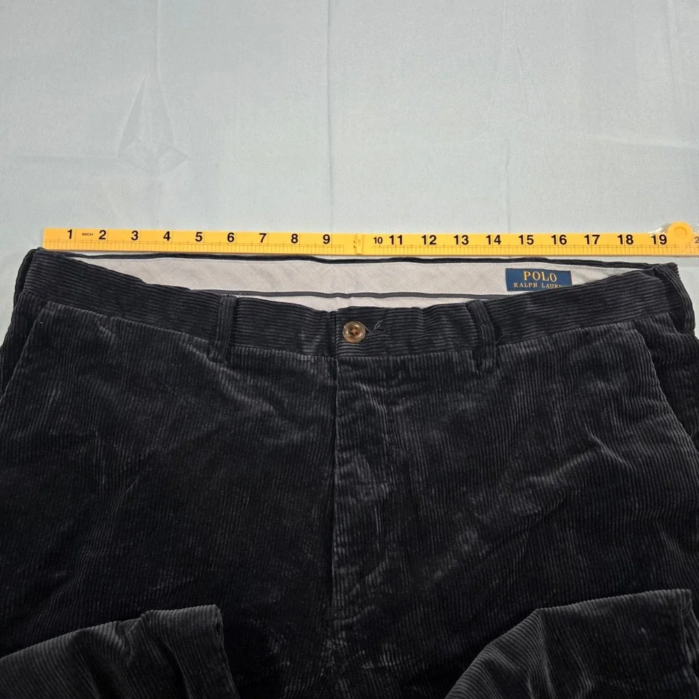 Polo Ralph Lauren Navy Blue Corduroy Pants Stretch Classic Fit Mens 38x30
